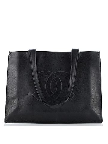 Chanel Vintage Timeless Shopping Tote Caviar (view 1)