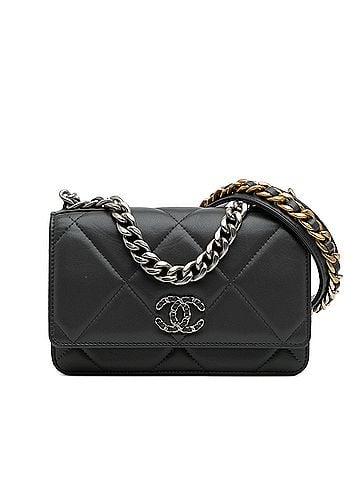 Chanel Quilted Lambskin 19 Wallet on Chain (view 1)