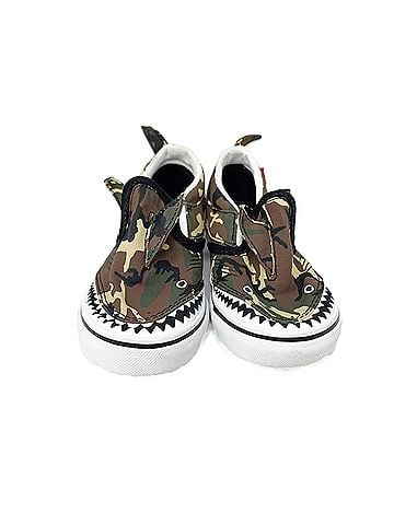 Vans Sneaker Kids Vans Slip-On V Toddler Camo Shark 721356 Multicolor Casual Size 10 (view 2)