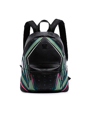MCM Medium Visetos Leather Stark MCmotor Backpack (view 1)