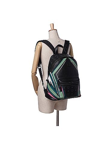 MCM Medium Visetos Leather Stark MCmotor Backpack (view 2)