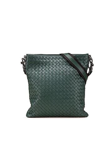 Bottega Veneta Leather Intrecciato Crossbody (view 1)