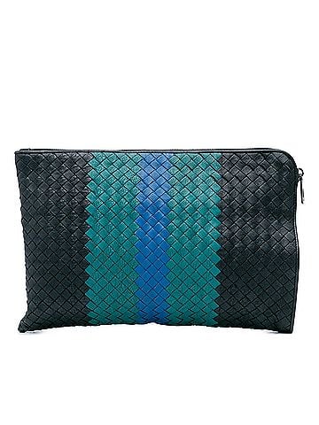 Bottega Veneta Tricolor Nappa Intrecciato Clutch (view 1)