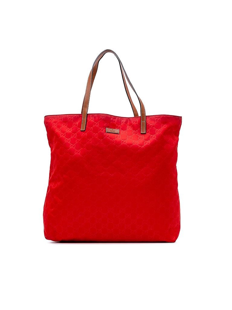 Gucci 100% Canvas Red GG Canvas Tote One size - photo 1