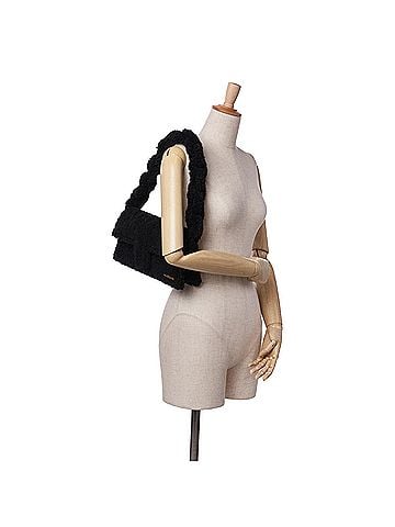 Jacquemus Shearling Le Bambidou Shoulder Bag (view 2)