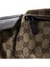Gucci Brown Vintage Double Belt Bag GG Canvas with Leather One size - photo 6
