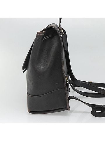 Coach Black Leather Backpack Bag (view 2)