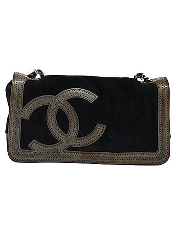 Chanel Sport Line Black Cotton Shoulder Bag (view 1)