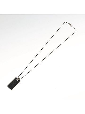 Louis Vuitton Soho Silver Canvas Necklace Jewelry (view 2)