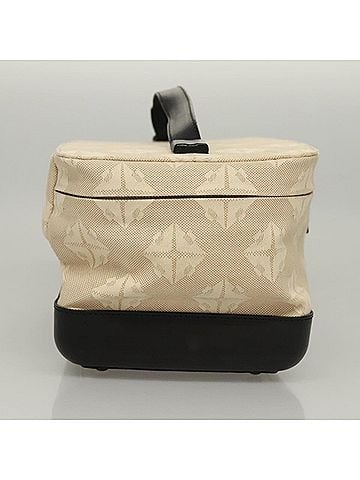 Bottega Veneta Beige Canvas Clutch Bag (view 2)