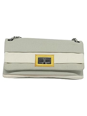 Chanel 2,55 Grey Nylon Shoulder Bag (view 1)