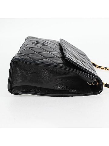 Chanel Coco Mark Black Leather Shoulder Bag (view 2)
