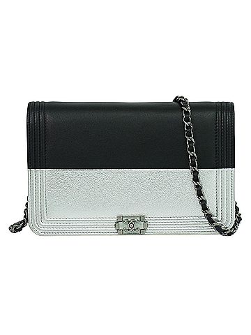 Chanel Boy Black Leather Wallet (view 1)