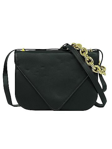 Bottega Veneta Mount Black Leather Shoulder Bag (view 1)