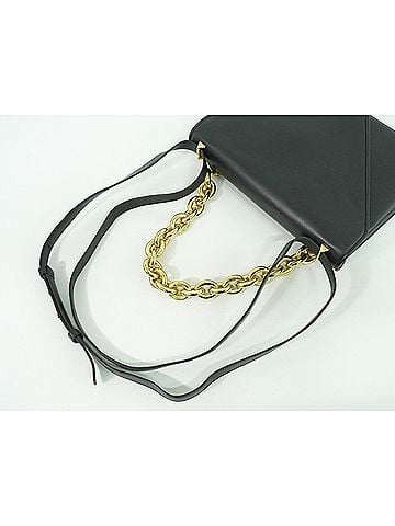 Bottega Veneta Mount Black Leather Shoulder Bag (view 2)