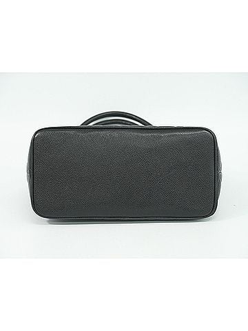 Chanel Medaillon Black Leather Tote Bag (view 2)