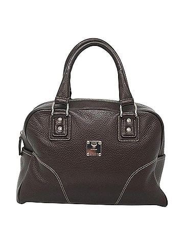 MCM Brown Leather Handbag (view 1)