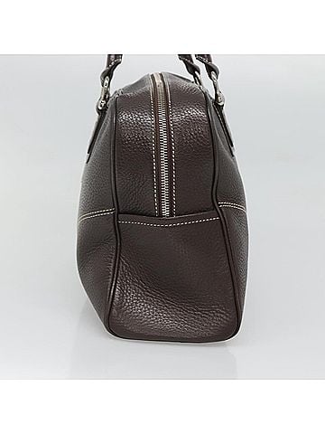 MCM Brown Leather Handbag (view 2)