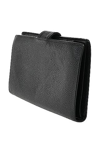 Chanel Coco Mark Black Leather Wallet (view 2)