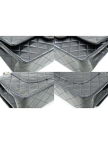 Chanel Timeless Black Leather Shoulder Bag (view 2)