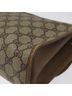 Gucci 100% Canvas Solid Tan Ophidia Beige Canvas Clutch Bag One size - photo 6