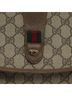 Gucci 100% Canvas Solid Tan Ophidia Beige Canvas Clutch Bag One size - photo 8