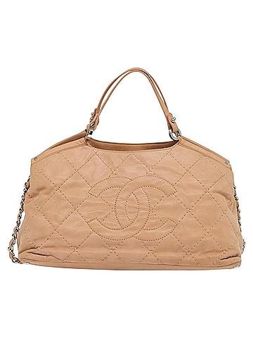 Chanel Cc Pink Leather Handbag (view 1)