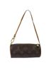 Louis Vuitton 100% Canvas Solid Brown Papillon Brown Canvas Clutch Bag One size - photo 3