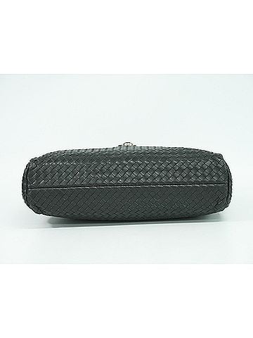 Bottega Veneta Intrecciato Black Leather Briefcase Bag (view 2)