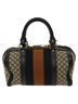 Gucci 100% Canvas Solid Tan Diamante Beige Canvas Handbag One size - photo 3