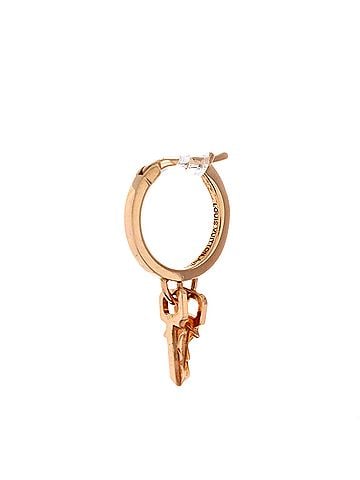 Louis Vuitton Lockit Hoop Earrings 18K Rose Gold (view 2)
