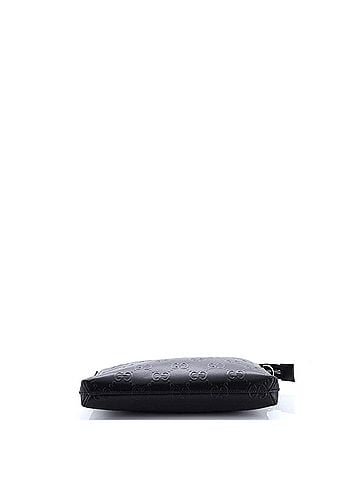 Gucci Convertible Messenger Bag GG Embossed Perforated Leather Medium (view 2)