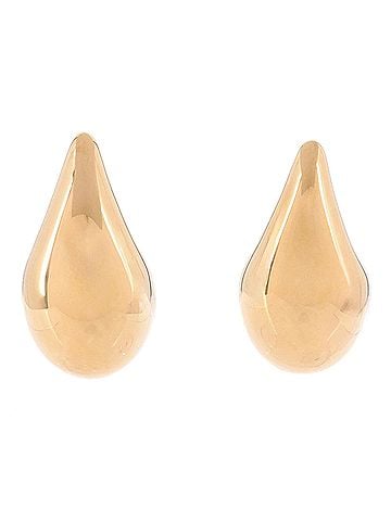 Bottega Veneta Drop Earrings Gold Plated Sterling Silver Large (view 1)