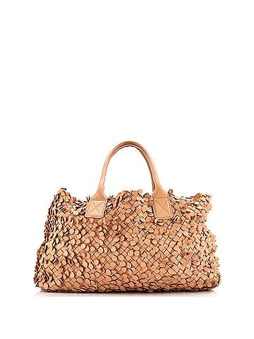 Bottega Veneta Poussin Paillettes Cabat Handbag Intrecciato Nappa Medium (view 2)
