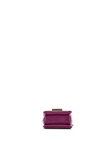 Valentino Garavani One Stud Chain Flap Bag Leather Micro (view 2)