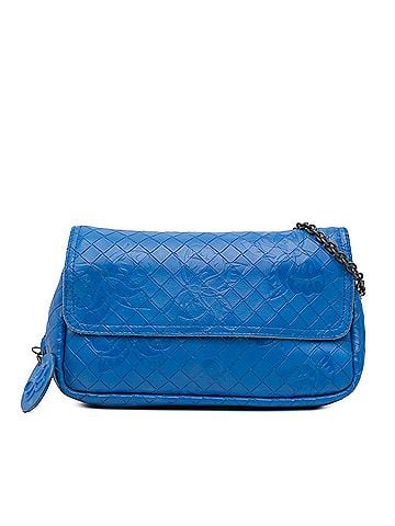 Bottega Veneta Small Calfskin Intrecciomirage Embossed Butterfly Chain Crossbody (view 1)
