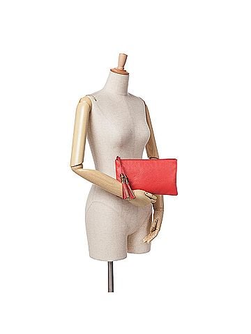 Gucci Calfskin Bamboo Clutch (view 2)