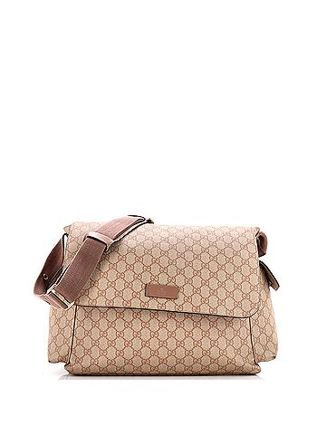 Gucci Diaper Bag GG Coated Canvas (view 1)