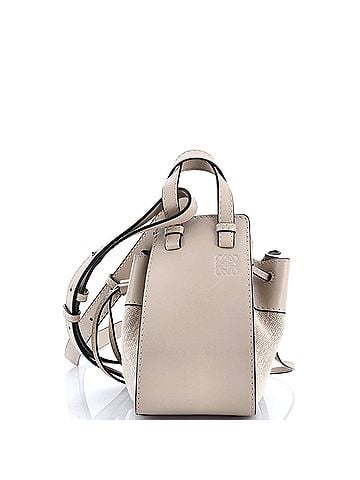 Loewe Hammock Bag Leather and Canvas Mini (view 1)