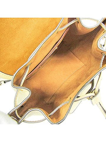 Coach Yellow Leather Backpack (view 2)
