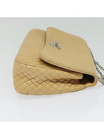 Chanel Bubble Quilt Beige Leather Shoulder Bag (view 2)
