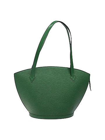 Louis Vuitton Saint Jacques Green Leather Tote Bag (view 1)