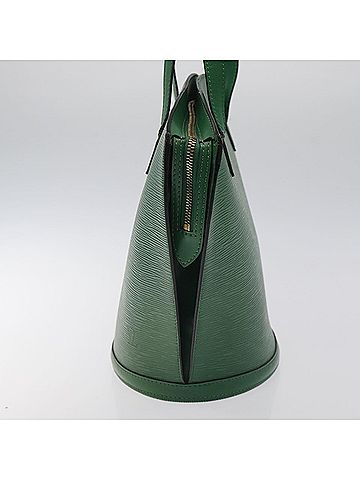 Louis Vuitton Saint Jacques Green Leather Tote Bag (view 2)