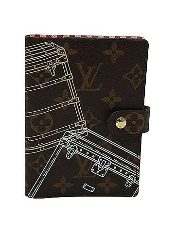 Louis Vuitton Agenda Pm Brown Canvas Wallet (view 1)