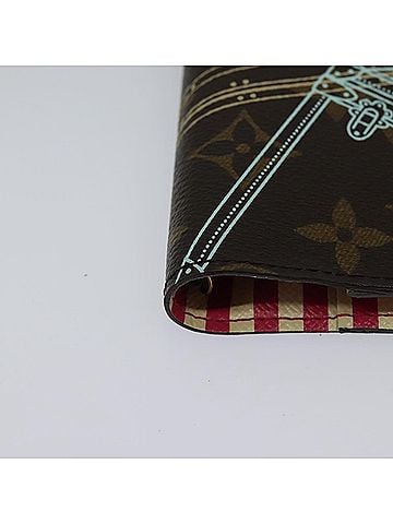 Louis Vuitton Agenda Pm Brown Canvas Wallet (view 2)