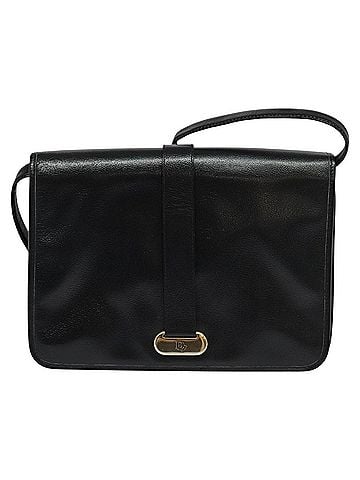 Dior Black Leather Shoulder Bag (view 1)