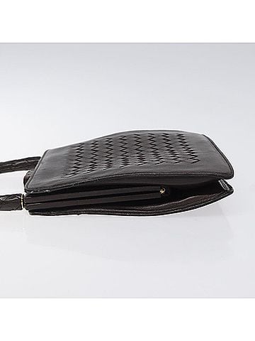 Bottega Veneta Intrecciato Brown Leather Handbag (view 2)