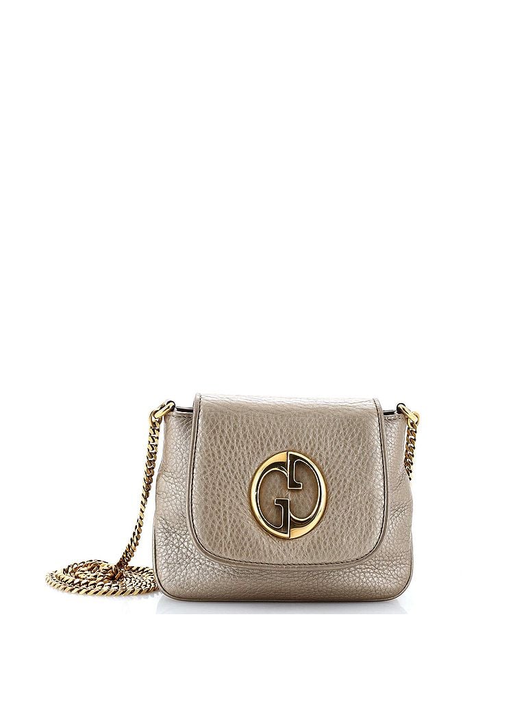 Gucci 100% Leather 1973 Chain Shoulder Bag Leather Small One size - photo 1