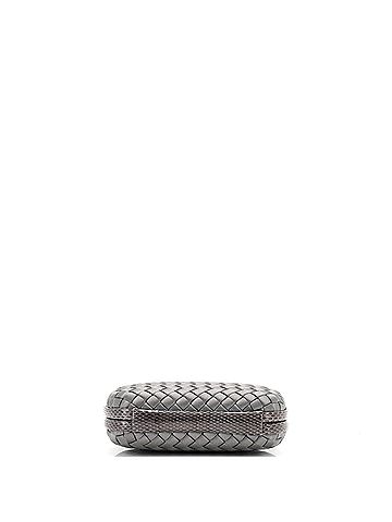 Bottega Veneta Box Knot Clutch Intrecciato Satin Small (view 2)