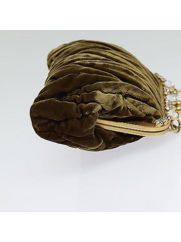 Miu Miu Brown Velvet Shoulder Bag (view 2)